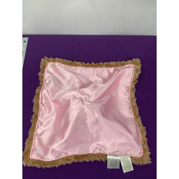 Baby Starters 2010 Monkey Rattle Security Blanket Lovie Too Cute Embroidered Flo - Picture 6 of 9